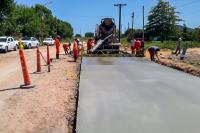 La pavimentación de la ruta 51 presenta el 42 por ciento de avance