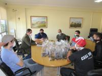 La Municipalidad de Larroque  recibió máscaras de protección facial