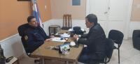 El intendente de Larroque fue recibido  en la Departamental de Policía