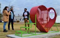 Urdinarrain instaló un contenedor para depositar tapitas de plástico