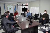 El intendente de Larroque fue recibido por la ministra de Salud provincial