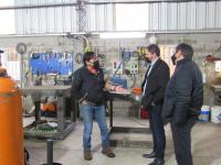 Funcionarios larroquenses hicieron una recorrida por la empresa Sinox