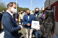 El gobernador Bordet visitó Gilbert e inauguró el barrio “10 Viviendas”