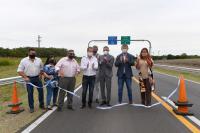 Bordet inauguró la repavimentación de la ruta 127 y destacó el compromiso del gobierno nacional
