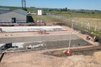 Comenzó el montaje del  hospital modular en Colón