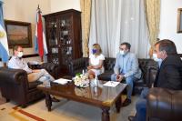 Bordet analizó junto a Larrarte iniciativas para los municipios