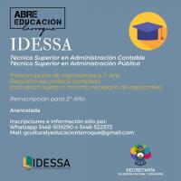 Está abierto la  inscripción a las  carreras del IDESSA
