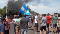 Hubo demoras sobre la RN 12 por corte y protesta de vecinos de Ibicuy