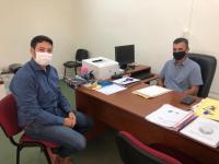 Aldea San Antonio:  El intendente Díaz Chaves mantuvo un encuentro con el diputado Silva