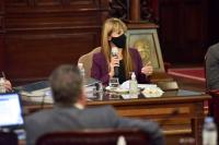 Velázquez: "Elegimos hacer política sanitaria sin especulaciones"