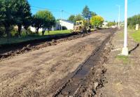 Urdinarrain: pusieron en marcha otro pavimento 