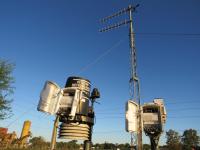 Larroque: Técnicos de Hidráulica provincial realizaron tareas de inspección  y mantenimiento en la Estación Meteorológica 