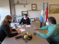 Larroque e Irazusta firmaron un convenio para el desarrollo de la región