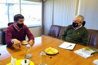 Lauritto analizó la situación ambiental junto al intendente de Villa Paranacito