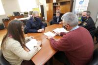 Avanzan en una agenda de obras de infraestructura en seguridad