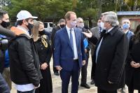 Alberto Fernández visitó Entre Ríos y junto con Bordet anuncio recursos para culminar el Hospital Bicentenario
