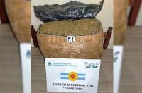 Secuestraron 10kg. de marihuana durante un control en la ruta 168