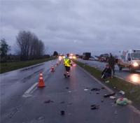 Accidente fatal en ruta 12: murieron tres personas tras el choque de cuatro vehículos