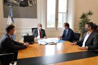  Bordet abordó junto a Manzur   la agenda política e institucional