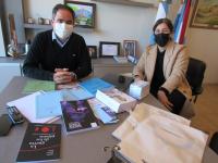 Larroque: El intendente Hassell recibió a Ana Elisa Monti