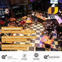 Teatristas brindarán capacitaciones gratuitas en el marco del Encuentro Entrerriano de teatro