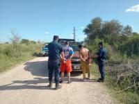 Dos sujetos fueron detenidos en flagrancia