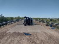 Vuelco en el Puente de   Costa San Antonio