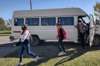 El Becario brindó el servicio de transporte escolar rural a más de 10.000 alumnos en 2021