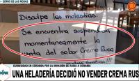 Una heladería se niega a vender “Crema Rusa”
