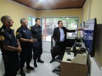 Hassell recibió a la cúpula de la Policía Departamental