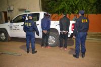 Tres detenidos en flagrancia