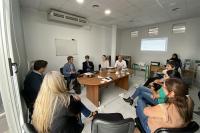 Se realizó una reunión por las obras de tratamiento de aguas residuales