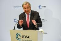 Rusia bombardeó Kiev en plena visita  del secretario general de la ONU