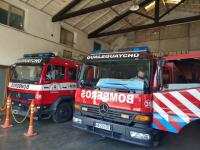 Bomberos activos por   incendios y accidentes viales