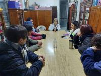 Los presidentes de los Centros de Estudiantes se reunieron con la directora Departamental de Escuelas