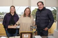 Larroque: El intendente Hassell recibió a la ministra de Desarrollo Social de la provincia, Marisa Paira