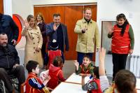 Bordet inauguró obras educativas   y volvió a referirse al gasoil