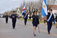 Con un desfile multitudinario Aldea San Antonio celebró 206  años de Independencia