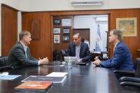 Gestionan ante Vialidad Nacional el mejoramiento del Acceso Norte y la Ruta Nacional 136