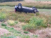 Vuelco de una camioneta cerca de Ceibas