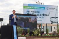 Piaggio y Cresto inauguraron los nuevos filtros para producir 7 millones de litros de agua potable