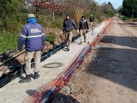 Finalizaron los trabajos de cordón cunetay de enripiado en el barrio Villa María