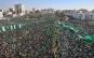 Gaza: multitudinaria  manifestación por 20  aniversario de Hamas