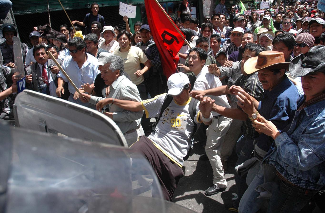 Movilizaciones para desalojar el Congreso