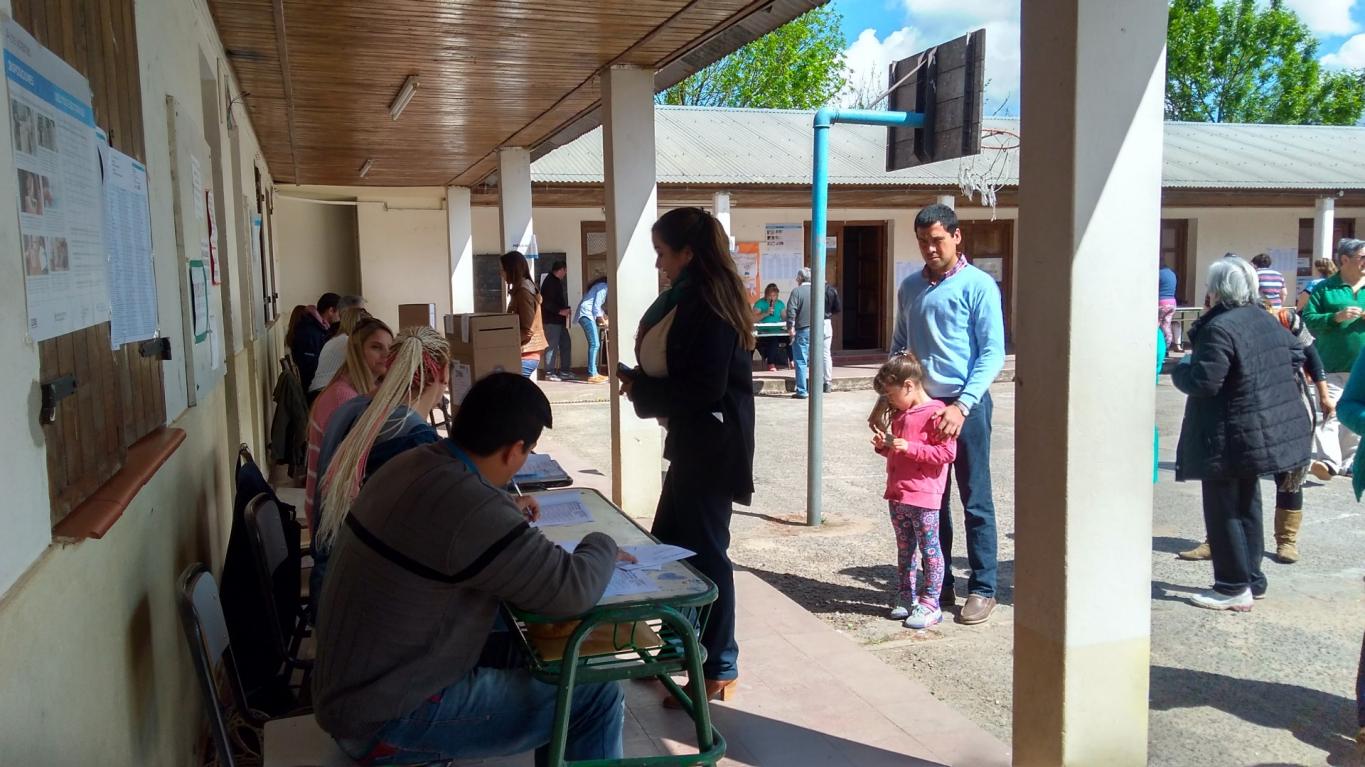 En Pueblo Belgrano se desarrollan con normalidad las elecciones legislativas