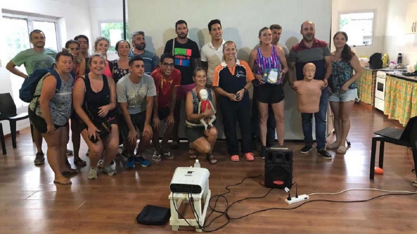 En Larroque, el Centenario instruyó sobre RCP y primeros auxilios