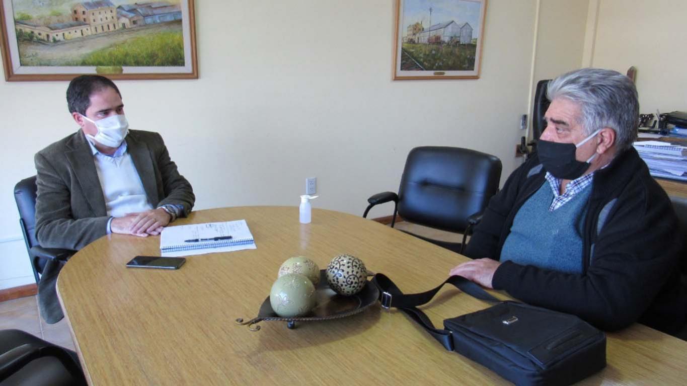 Hassell recibió en su despacho al titular de la Junta de Cuchilla Redonda
