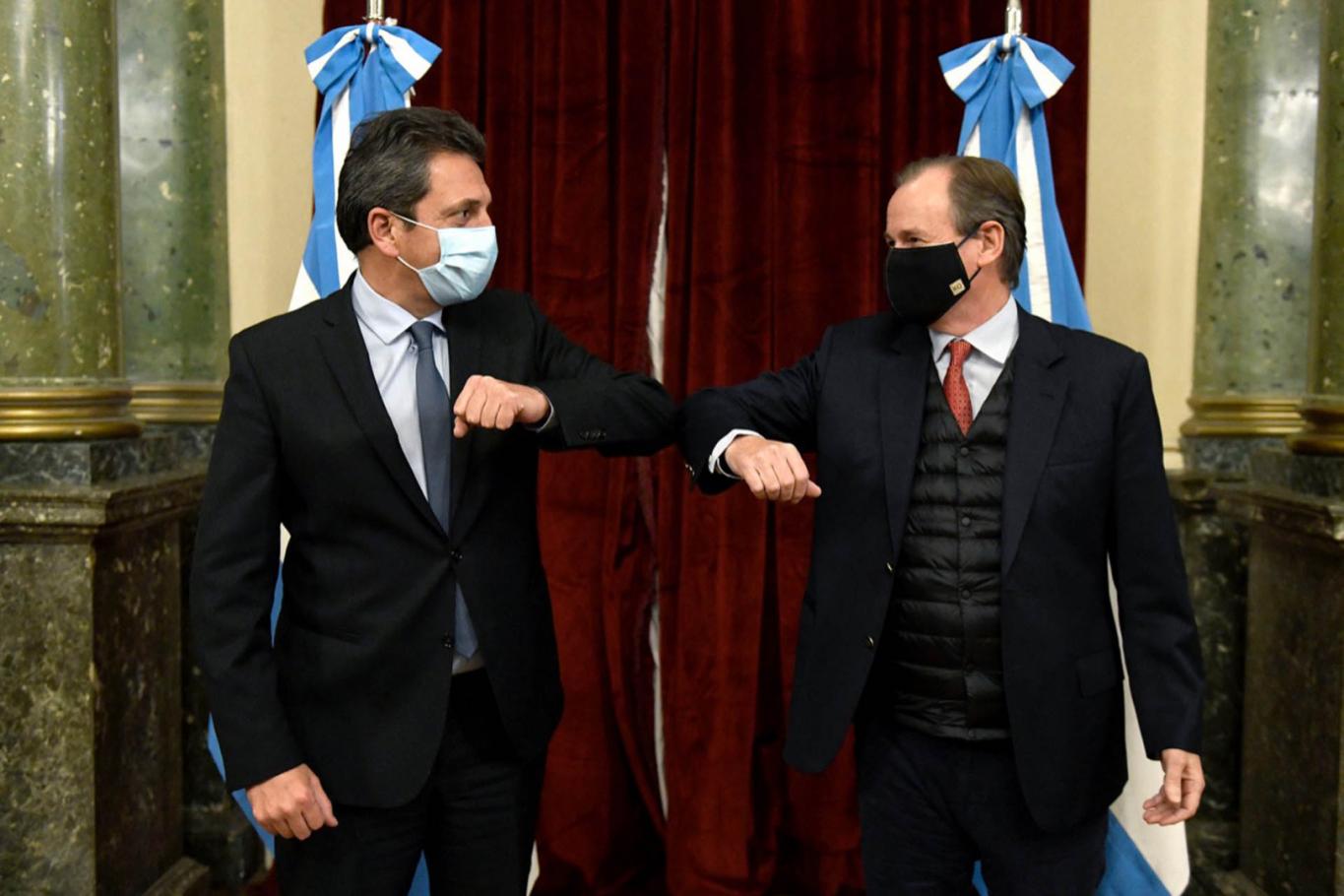 Bordet y Massa abordaron líneas de  acción para reactivar la economía 