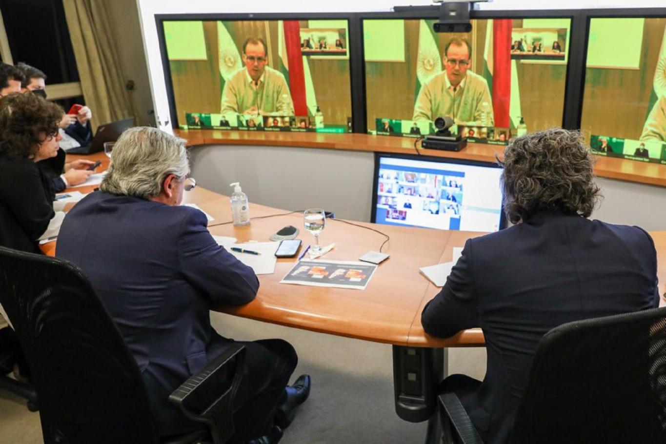 Bordet dialogó con Fernández quien destacó  la estrategia de Entre Ríos en la pandemia