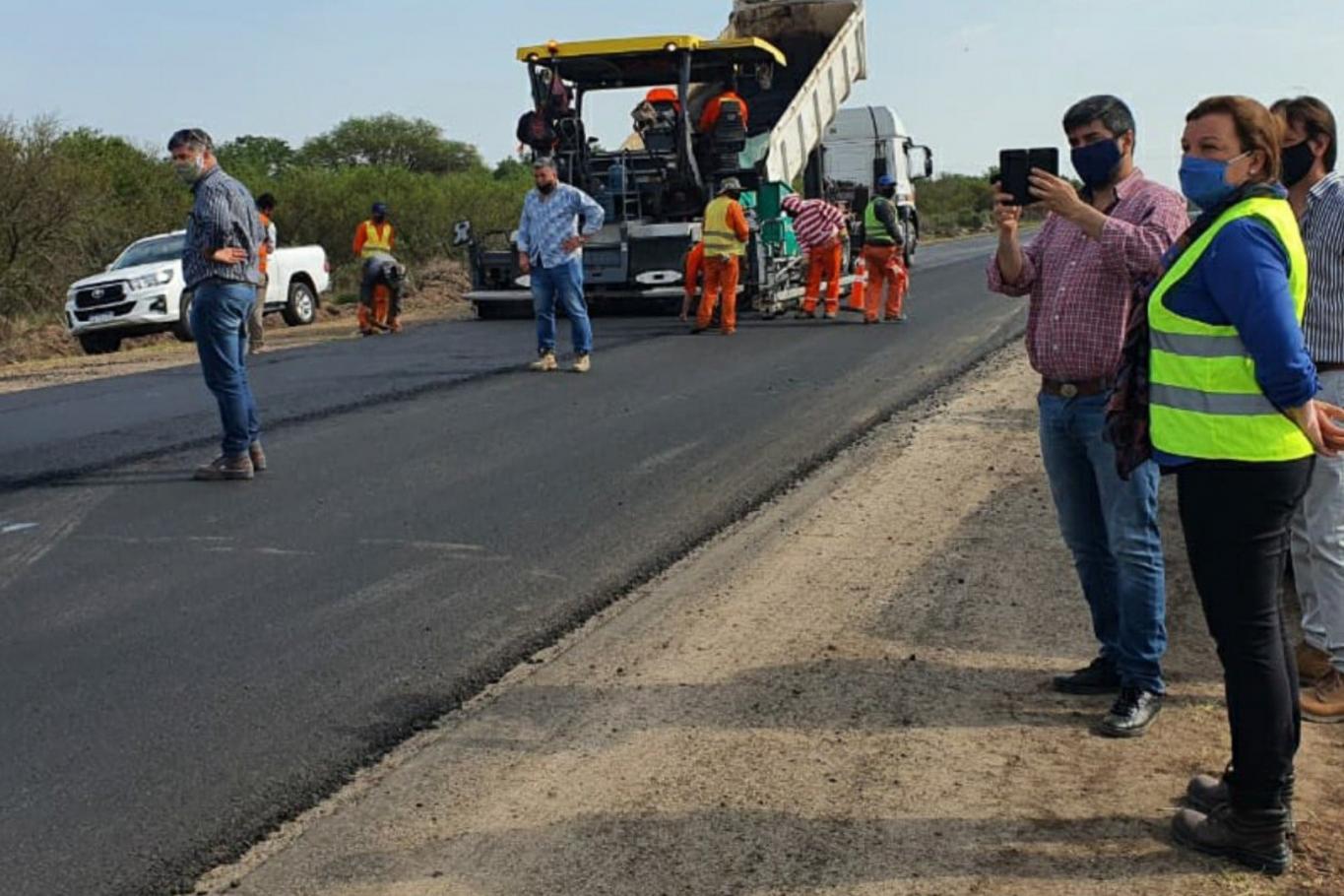 Avanza la rehabilitación de la ruta provincial N° 6